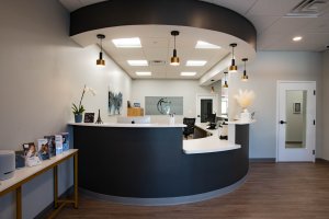 Front reception desk